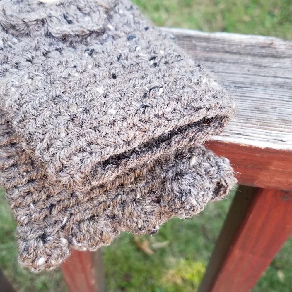 Handmade Hand Warmers - Brown and Speckled